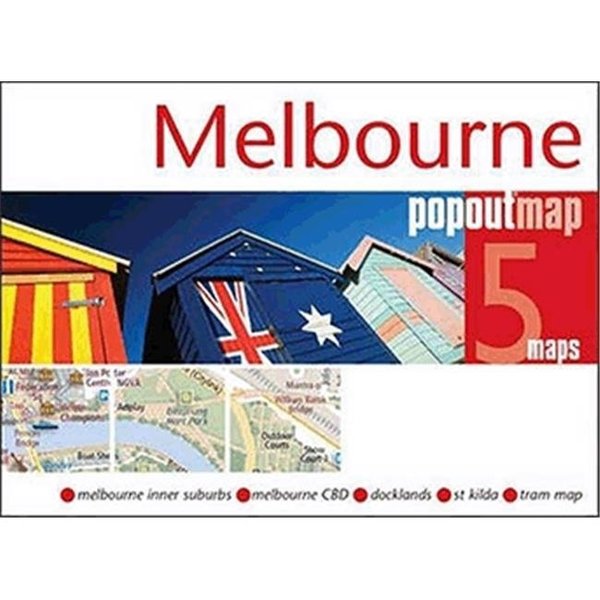 Universal Map Group Llc Universal Map 12757 Melbourne Popout Map 12757